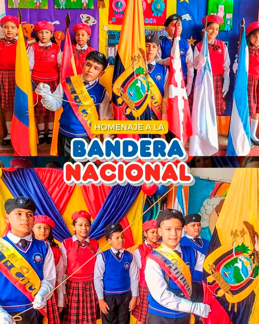 Homenaje bandera nacional